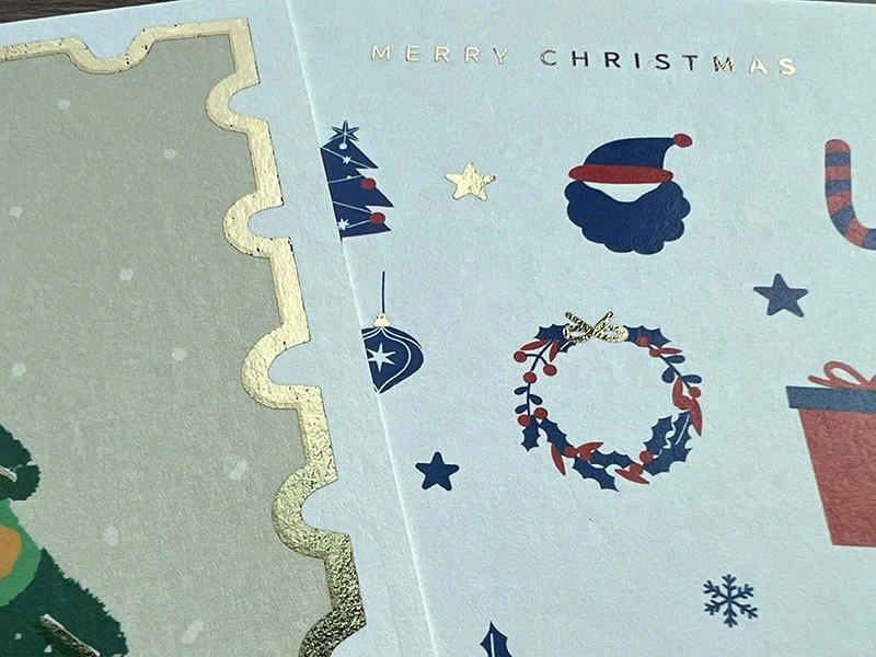 聖誕節燙金應用｜數位燙金設備推薦，打造亮眼節慶包裝與賀卡