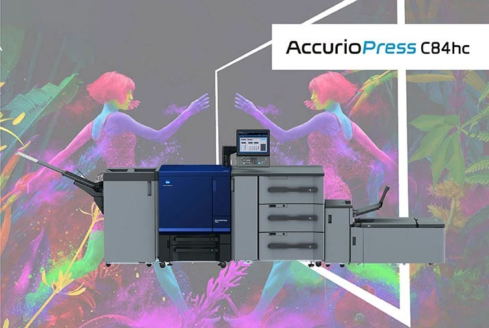 廣色域數位印刷機X商業印品｜AccurioPress C84hc特殊紙材應用