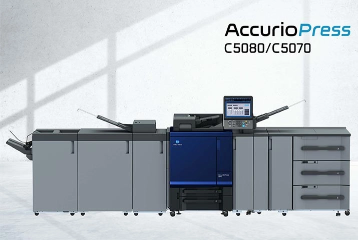 新機上市｜AccurioPress C5080生產型數位印刷設備，提供多種自動化支援功能