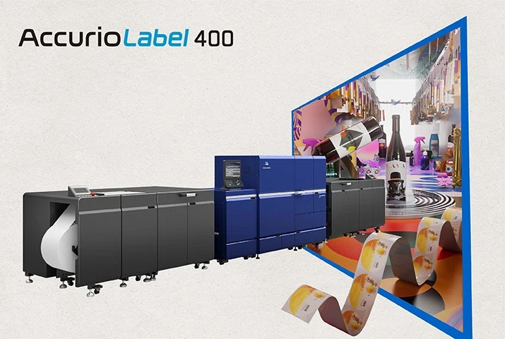 AccurioLabel 400數位標籤印刷設備｜白色碳粉的應用優勢