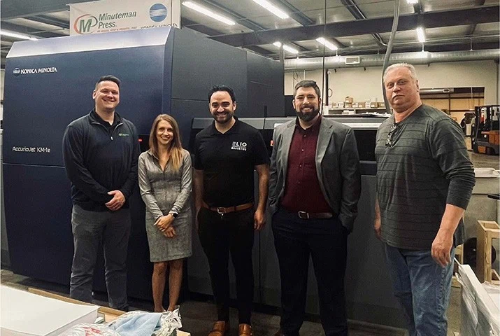 【顧客實例】美商Minuteman Press導入AccurioJet KM-1e加速數位轉型