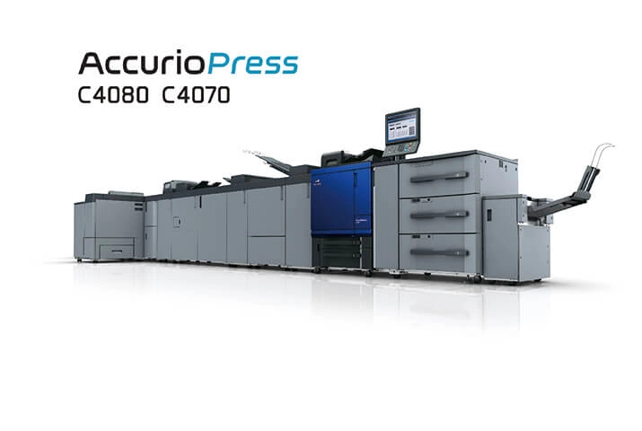 數位印刷系列“ AccurioPress C4080 / C4070”支援印刷領域工作方式的改革