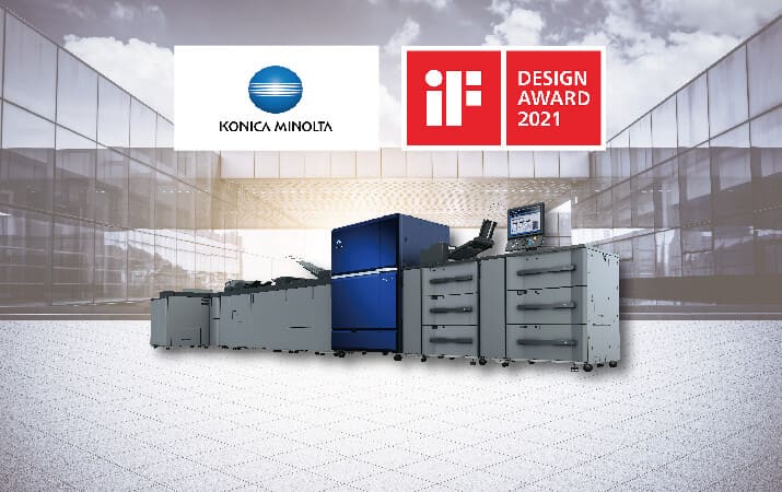 Konica Minolta數位印刷系 Accurio Press C14000 / C12000榮獲 德國 iF設計獎2021